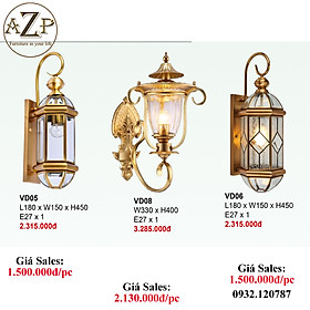 ĐÈN ĐỒNG / ĐÈN ỐP VÁCH / ĐÈN TRANG TRÍ / ĐÈN THẢ TRẦN / ĐÈN TREO TƯỜNG PHÒNG KHÁCH / PHÒNG NGỦ / ĐÈN TRANG TRÍ NHÀ HÀNG KHÁCH SẠN AZP-VD05 / VD06 / VD08 phong cách đương đại, hàng nhập khẩu AZP