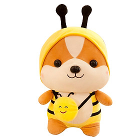 Thú Bông Chó Shiba Hóa Trang Cosplay Ngộ Nghĩnh 25cm Quà Tặng Siêu Dễ Thương