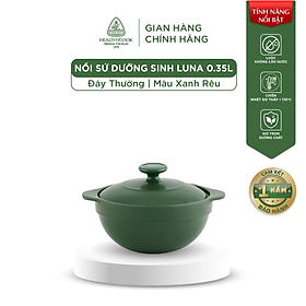 Mua Nồi Sứ Dưỡng Sinh Minh Long Healthy Cook Luna 0.35 L - Dùng Cho Bếp Gas  Bếp Hồng Ngoại