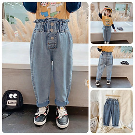 QJ43Size90-140 (9-30kg)Quần jean bé gáiThời trang trẻ Em hàng quảng châu