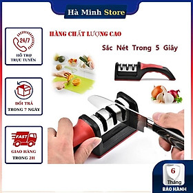 Mua Dụng Cụ Mài Dao Cầm Tay Siêu Nhanh Siêu Sắc Trong 5 Giây  3 Cấp Độ Tiên lợi - Mài Dao 3 Lưỡi Inox Gia Dụng Hà Minh