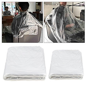 100x Disposable Hair Cutting Cape Gown Protect Barber Shop Capes Cloth Apron
