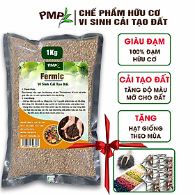 vi sinh Fermic PMP giúp cải tạo đất, tăng độ màu mỡ, phì nhiêu cho đất 1kg, 2kg