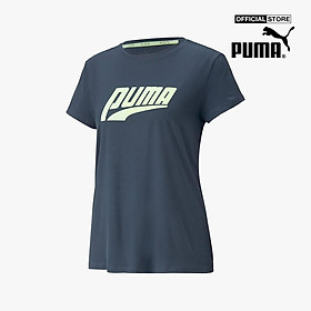 PUMA - Áo thun thể thao nữ cổ tròn tay ngắn Run Logo 523266