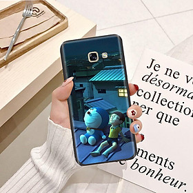 Ốp lưng điện thoại Samsung Galaxy A5 2017 viền silicon dẻo TPU  hình Doremon Phiêu Lưu