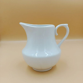 Mua Ca rót nước sốt  sữa  mật ong sứ trắng bát tràng dung tích 700 ml