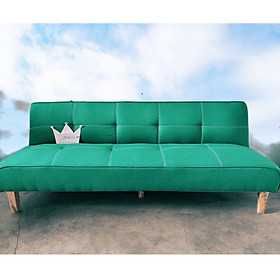 Mua Sofa bed. Ghế giường thông minh. Kích thước 170 x 86 x 38 cm. Màu xanh . Loại 6 chân gỗ