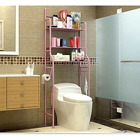 Kệ để đồ nhà tắm nhà vệ sinh sau Toilet thông minh 3 tầng có thể làm kệ để