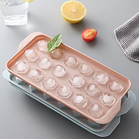 Mua Khuôn làm thạch rau câu làm hoa quả trái cây 33 viên tròn khay làm đá nhựa cao cấp