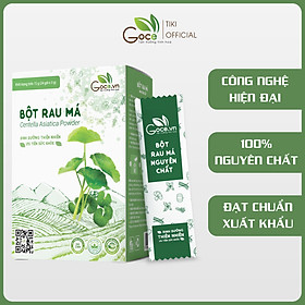 Hình ảnh Bột rau má nguyên chất Goce - 72g (24 gói x 3g)