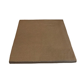 Mua Đệm vuông ngồi bệt  ngồi thiền ruột mút 54cm x 54cm vỏ kaki màu rêu vàng