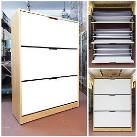 Mua Tủ Giầy Thông Minh  Kệ Để Giầy Dép Gỗ Công Nghiệp MDF Cao Cấp Kích Thước 80x120x30 Cm