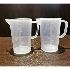 Bộ 2 ca đong nhựa pha chế trà sữa 500ml