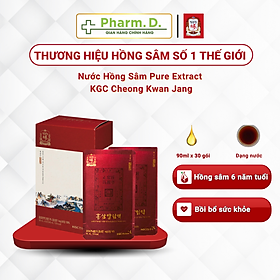 Nước Hồng Sâm Hàn Quốc Pha Sẵn Pure Extract KGC Cheong Kwan Jang ( 90ml x10 gói, 30 gói )