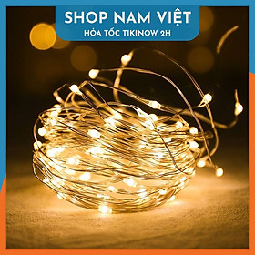 Mua  Nguồn 220V  Đèn Led Đom Đóm Hạt Gạo Chống Nước Trang Trí Ngoài Trời  8 Chế Độ Nháy