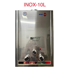 Mua Bình Tắm Dùng Gas OWANI INOX-10L Ống Đồng 8MM - Hàng Chính Hãng