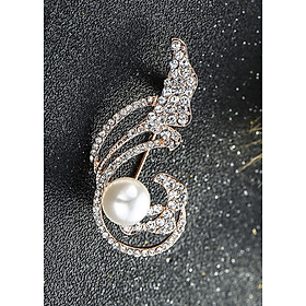 Cài áo thời trang hình khóa Sol đính đá (GC70)