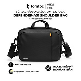 Túi xách / đeo chéo Tomtoc (USA) Defenfer Shoulder Bag cho Macbook / Ultrabook 13.5-15.6Inch/10L-20L
