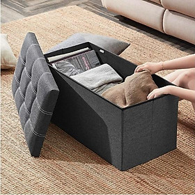 Ghế Ngồi Kiêm Thùng Đựng Đồ Thông Minh 2in1 Foronda BUTTON & STORAGE 