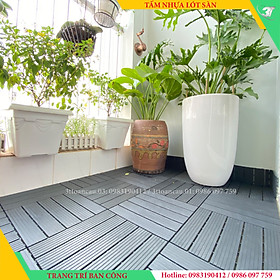 Mua Combo 30 Tấm Lót Sàn Nhựa Ban Công 3T  Vỉ Nhựa Lót Sàn Ban Công  lót sàn nhà tắm  trang trí sân vườn  chống nóng sân thượng
