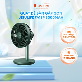 Mua Quạt Để Bàn Gấp Gọn JISULIFE FA13P ABS - Sạc Nhanh - Pin 8000mAh Sử Dụng Lên Đến 28H - Hàng Chính Hãng