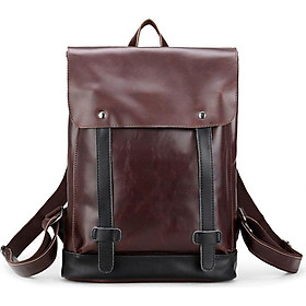 Men's Fashion Retro Backpack Crazy Horse Leathertrend Laptop Bag