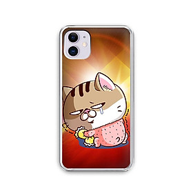 Ốp lưng điện thoại Iphone 11 - 01240 7840 MEO03 - Mèo Ami - Silicone Dẻo - Hàng Chính Hãng