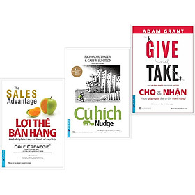 Sách Combo Lợi thế bán hàng + Cú hích + Cho và nhận - Bản Quyền