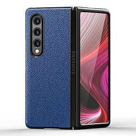 Ốp lưng da dành cho SamSung Galaxy Z Fold 4 hiệu SULADA - Hàng nhập khẩu