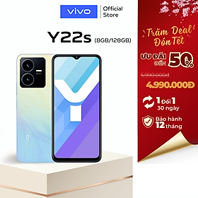Điện thoại vivo Y22s (8GB - 128GB) - Hàng Chính Hãng