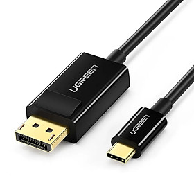 Hình ảnh Cáp chuyển đổi Type-C sang Displayport dài 1.5m màu Đen Ugreen TC50994MM139 Hàng chính hãng.