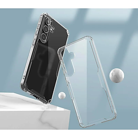 Ốp lưng TPU chống sốc cho Samsung Galaxy S24 / S24 Plus / S24 Ultra hiệu Nillkin Nature TPU Pro Case (chống chịu mọi va đập bảo vệ các góc, siêu mỏng chỉ 0.6mm) - hàng nhập khẩu