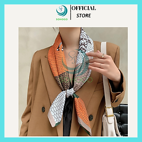 [VIDEO]-Khăn lụa quàng cổ 90x90cm, khăn lụa dài, khăn choàng lụa cao cấp khăn mùa đông cho nữ, khăn mùa đông Hàn Quốc- Quà tặng ý nghãi cho phái đẹp- CHỌN MẪU