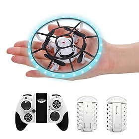 S122 RC Drone for Kids Adults Mini Drones Round Drone Helicopter Altitude Hold Headless Mode 3D Flip LED Lights RC
