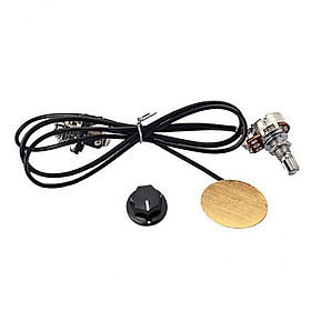2X 6.35mm Piezo Transducer Pickup For Acoustic Folk Guitar Violin Mandolin