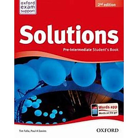 [Download Sách] Solutions 2E Pre-Intermediate: Student's Book