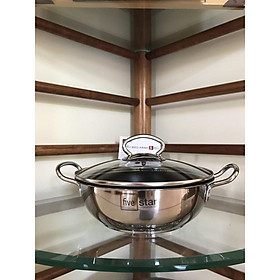 Mua Nồi Kho Thịt Kho Cá 20cm 3 Đáy Nắp Kính - Dùng Được Mọi Loại Bếp - Siêu Chống Dính Hàng Fivestar Cao Cấp - Bảo Hành 30da