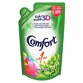 Nước Xả Vải Comfort Đậm Đặc 1 Lần Xả Hương Gió Xuân - 32010062 (800ml/Túi)