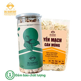 Hạt Mix 3 Loại Óc chó - Hạt Macca - Hạnh Nhân 500g TẶNG Yến Mạch Cán Mỏng