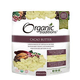 Bơ ca cao hữu cơ Organic Traditions 227g