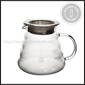 Bình thủy tinh đựng cà phê,đựng trà 500ml 