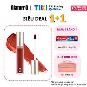 Son kem lì nhiều dưỡng GLAMRR Q LONG WEAR LIP CREAM 5g by Gilaa
