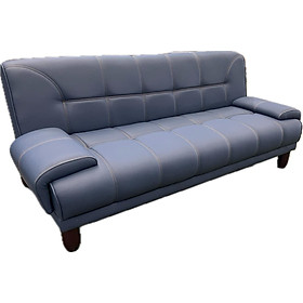 Sofa giường xuất khẩu 1m9 bọc da Juno Sofa màu Vintage xám xanh sang trọng