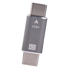 Adapter Male to Male Converter Port USB C USB 4.0 for Phone Electronic Device Data