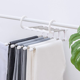 Mua Móc Treo Quần Áo Đa Năng 5 Trong 1 Nhiều Lớp Bằng Thép Không Gỉ