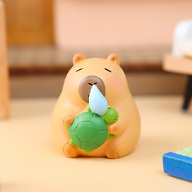 Mô Hình CapyBara Nâu Ngôi WC Blindbox Bộ 8 203 Trang Trí Xe Hơi Nhà Cửa Decord Quà Tặng_ hàng chính hãng