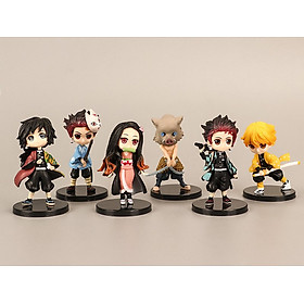 Mua Tượng trang trí Anime Thanh gươm diệt quỷ đứng đế đen 7cm - 1 hình - phát ngẫu nhiên