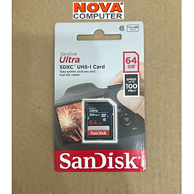 Mua Thẻ Nhớ SD Ultra Sandisk 64GB Class 10 - 48MB/s - Hàng Chính Hãng