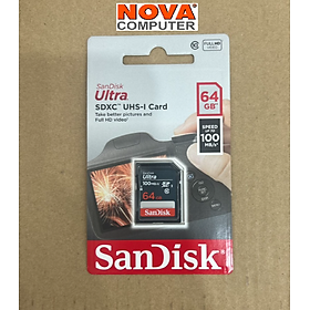 Thẻ Nhớ SD Ultra Sandisk 64GB Class 10 - 48MB/s - Hàng Chính Hãng