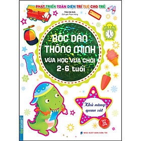 [Download Sách] Bóc Dán Thông Minh Vừa Học Vừa Chơi 2-6 Tuổi - Khả Năng Quan Sát